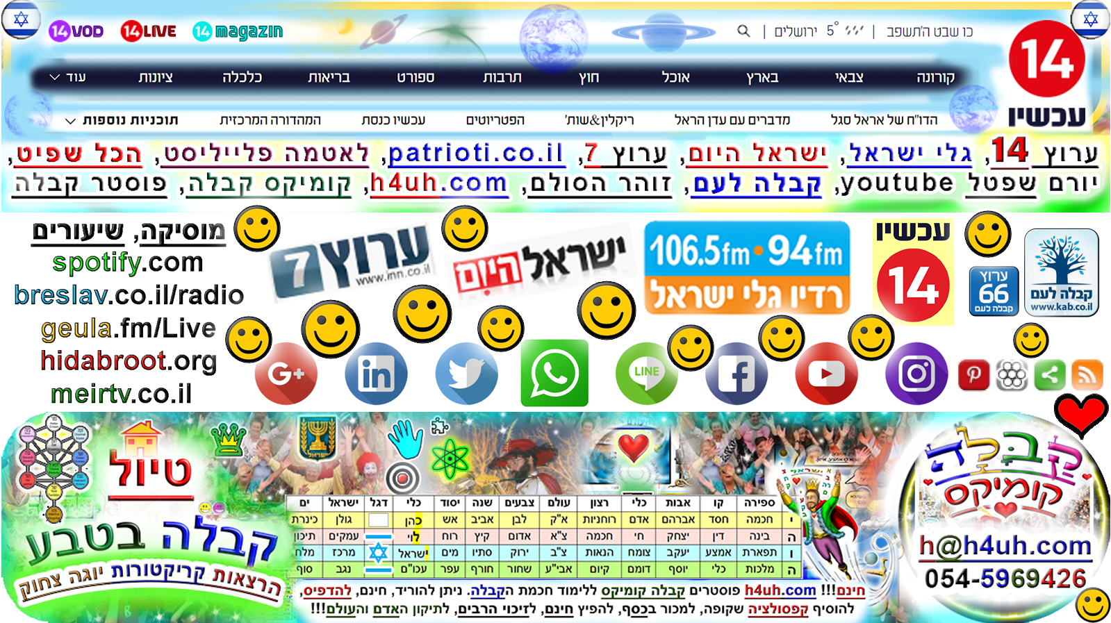 לאטמה - תכנית הסאטירה הכי מצחיקה במדינה! התכנית משודרת בערוץ 20 כל יום חמישי בערב אחרי החדשות ניתן למצוא את הפרקים המלאים גם באתר ובאפליקציית ערוץ 20_http://h4uh.com/wp-content/uploads/2020/05/communication-likud-israel-jerusalem-kabbalah-zionism-judaism-eretz-israel-love-latma-02.png